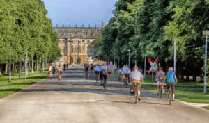 Fahrradtour in Dresden im Großen Garten