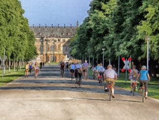 Fahrradtour in Dresden im Großen Garten