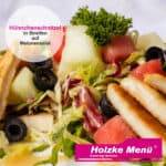Hühnchenschnitzel bei Holzke Menü
