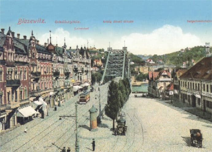 Schillerplatz in Blasewitz um 1910