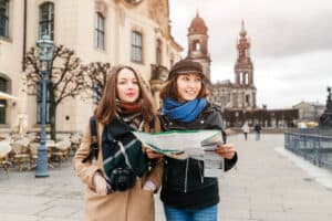 Studentinnen in Dresden