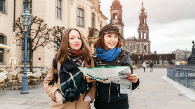 Studentinnen in Dresden