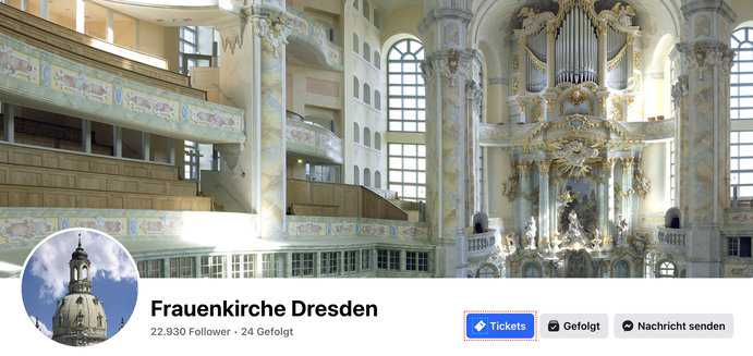 (Screenshot) Facebook Frauenkirche Dresden