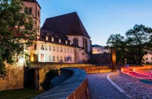 Halle Saale Blaue Stunde