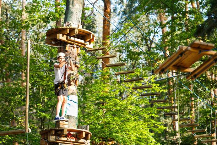 Abenteuer und Spaß: Outdoor-Aktivitäten in der Umgebung Dresdens Hochseilgarten Dresden