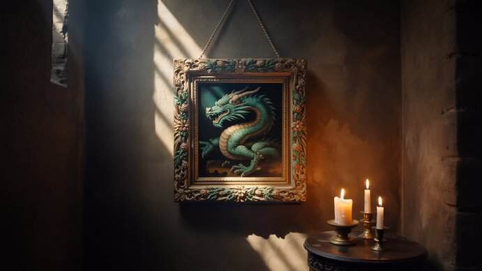 Drachengemälde