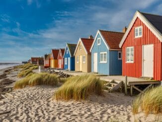Strandhäuser an Dänemarks Westküste