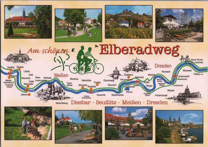 Elberadweg in der Region Dresden: Was Radfahrer wirklich wissen müssen Elberadweg-Meissen